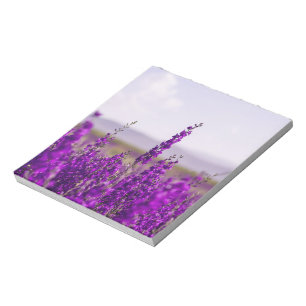 BLOC-NOTE STATIONNAIRE DE PAGE DE NOTE DE CHAMP LAVENDER