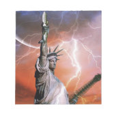 Bloc-note Statue de la Liberté Éclair. (Devant)