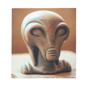 Bloc-note Statue de l'Alien antique