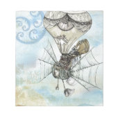 Bloc-note steampunk balloon (Devant)