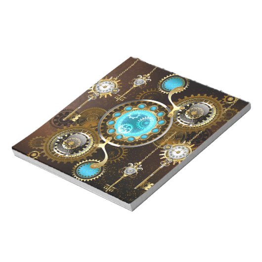 Bloc-note Steampunk Rusty Background (Tourné)