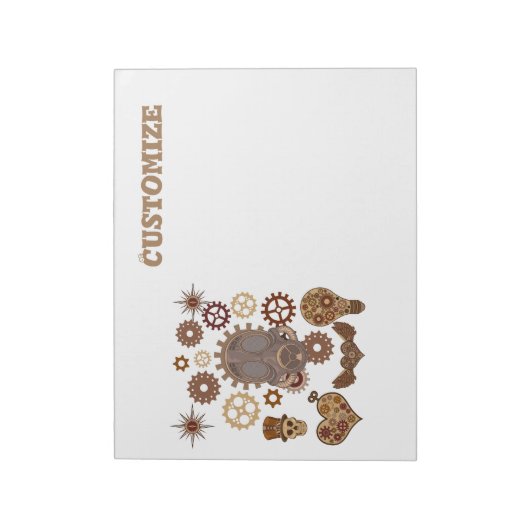 Bloc-note Steampunk Thème Thunder_Cove (Tourné)