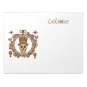 Bloc-note Steampunk Thème Top Hat Skull Thunder_Cove (Devant)