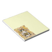 Bloc-note Steampunk Valentine Chat Carté de serrure Clé Bloc (Incliné)