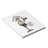 Bloc-note Stella avec l'humour d'attitude (Incliné)