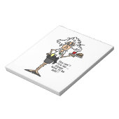 Bloc-note Stella avec l'humour d'attitude (Tourné)