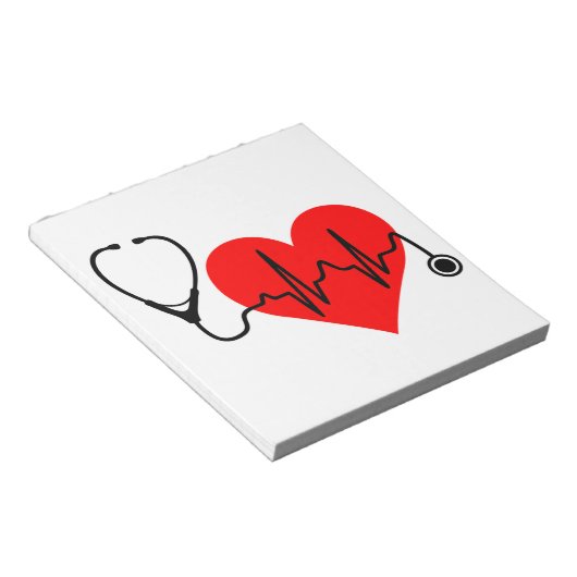 Bloc-note Stéthoscope Heartbeat (Incliné)