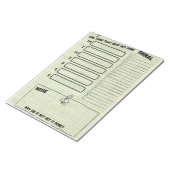 Bloc-note Sticker publicitaire et Boo-jee Gothic Planner (Incliné)