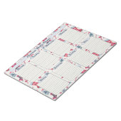 Bloc-note Stockage et Sucres de canne de Noël Planificateur (Incliné)