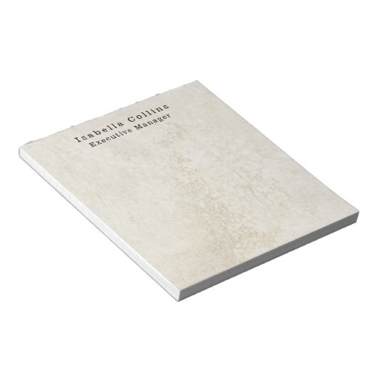 Bloc-note Stone Wall Simple Plain Minimalist Creative Modern (Incliné)