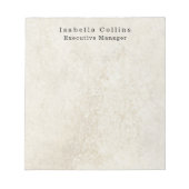 Bloc-note Stone Wall Simple Plain Minimalist Creative Modern (Devant)