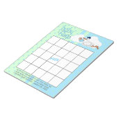 Bloc-note Stork avec un mignon petit bébé garçon - Bingo (Incliné)