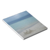 Bloc-note Stormy Sandcastle Beach Landscape (Incliné)