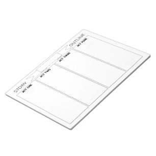 Bloc-note Story Outline Notepad