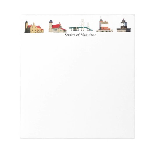 Bloc-note Straits de Mackinac notepad (Devant)