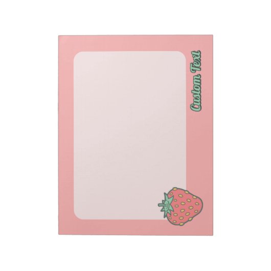 Bloc-note Strawberry Icon Notepad (Tourné)