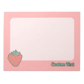 Bloc-note Strawberry Icon Notepad (Devant)