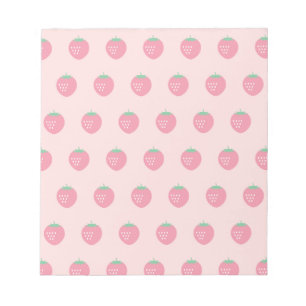 Bloc-note Strawberry Print