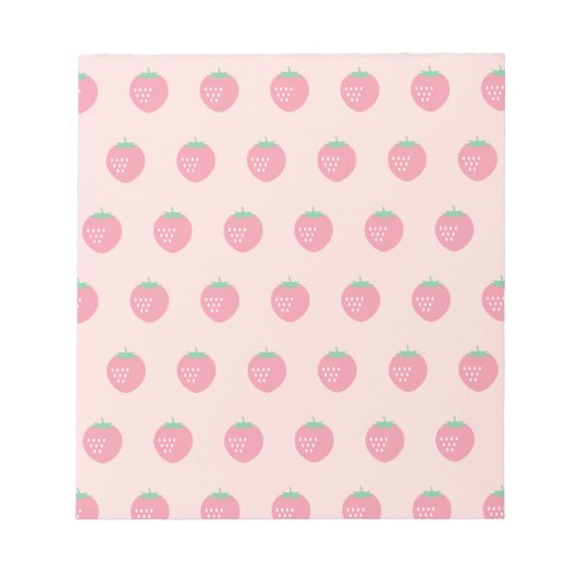 Bloc-note Strawberry Print (Devant)