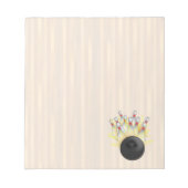 Bloc-note STRIKE! Bowling Ball And Pins (Devant)