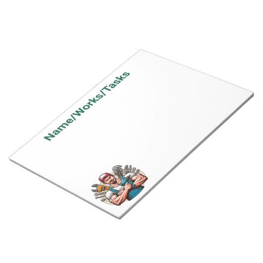 Bloc-note Strong Mechanic – Muscular Mechanic Notepad (Incliné)