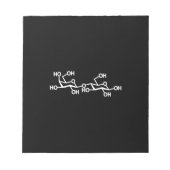 Bloc-note Structure du lait lactose (Devant)