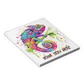 Bloc-note Style d'aquarelle des teintures Chameleon (Incliné)