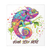 Bloc-note Style d'aquarelle des teintures Chameleon (Devant)