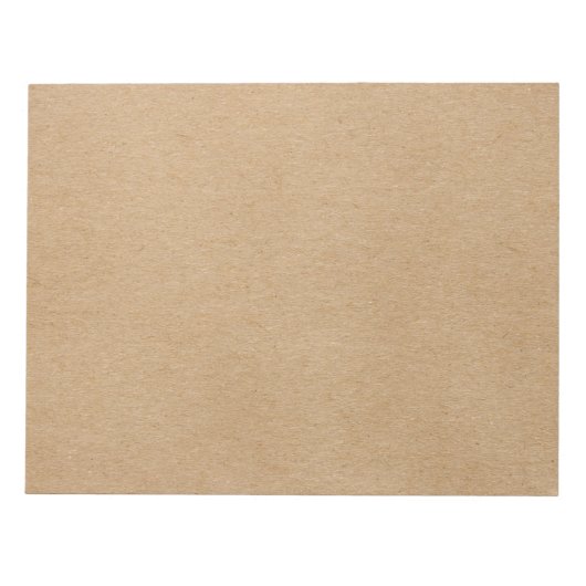 Bloc-note Style de papier rustique simple Kraft (Devant)
