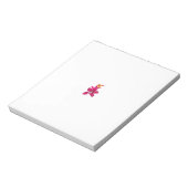 Bloc-note Style floral, ArtyClick Crimson, Or léger (Tourné)