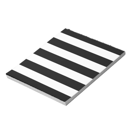 Bloc-note Style Moderne Blancs Et Noirs (Tourné)