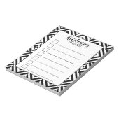 Bloc-note Style noir et blanc Personnalisé (Tourné)