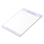 Bloc-note Style Violet minimaliste (Incliné)