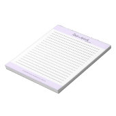 Bloc-note Style Violet minimaliste Linne (Tourné)
