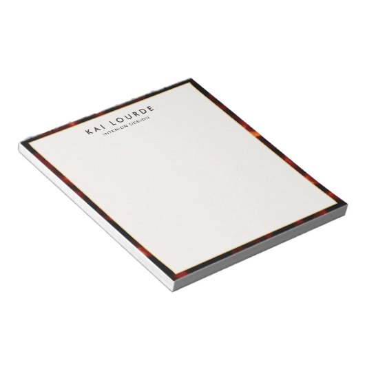 Bloc-note Stylish Elegant Tortoiseshell (Incliné)