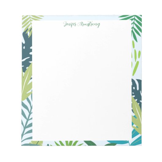 Bloc-note Stylish Typography Personalized Name Aesthetic (Devant)