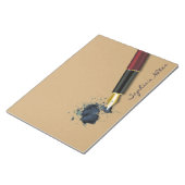 Bloc-note Stylo Fontaine de remplissage avec Ink Blot - Bloc (Incliné)