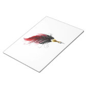 Bloc-note Stylo rouge en plumes avec nib or (Incliné)