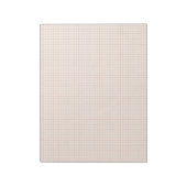 Bloc-note Subtle Neutral Grid Notepad (Tourné)