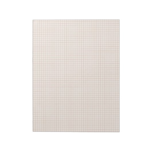 Bloc-note Subtle Neutral Grid Notepad (Tourné)