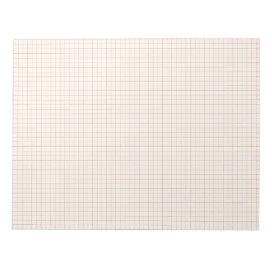 Bloc-note Subtle Neutral Grid Notepad (Devant)