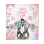 Bloc-note Succès des femmes d'affaires et autonomisation (Devant)