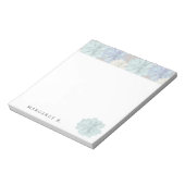 Bloc-note Succulents Art Pattern Custom (Tourné)