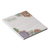 Bloc-note Succulents rustiques (Incliné)