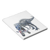 Bloc-note Suchomimus Dinosaur Manger un requin (Incliné)