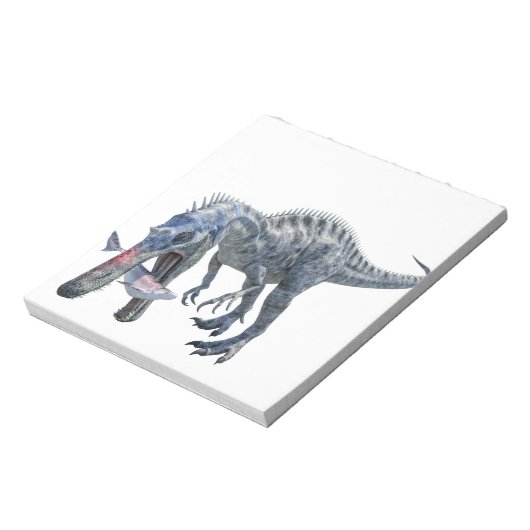 Bloc-note Suchomimus Dinosaur Manger un requin (Tourné)