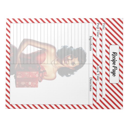 Bloc-note Sucre de canne Noël (Devant)