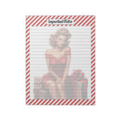 Bloc-note Sucre de canne Noël (Tourné)