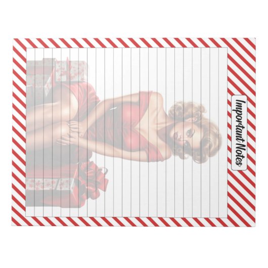 Bloc-note Sucre de canne Noël (Devant)