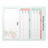 Bloc-note Sucre tendre Ours sang Journal de sucre (Devant)